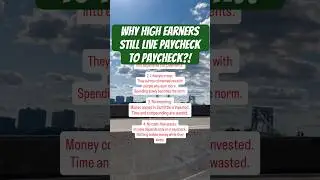 Why high earners still live paycheck to paycheck?! #highearners #salary #shortsfeed
