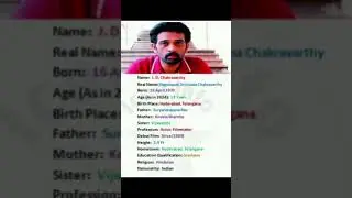 JD Chakravarthy Biography #jdchakravarthy #biography #trendingshorts #viralshorts #viral