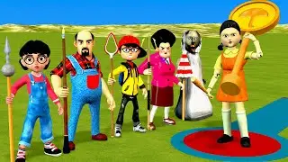 Scary Teacher 3D vs Squid Game Candy Spear Challenge Funny Smart Who Will Win Final Ending