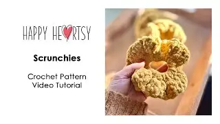 Crochet Scrunchies | Easy crochet pattern