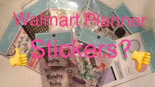 Walmart Has Planner Stickers?!?!