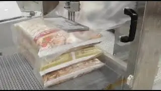 10 kg Atta / Flour bag bundling and shrink wrapping