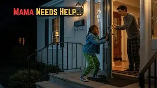 A Little Girl Knocked at Midnight “Mama Needs Help…”—The Widowed Billionaire  Lit Up All The Street