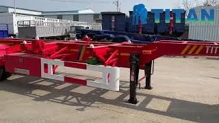 TITAN 3 Axle New 40 Ft Container Chassis