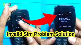Nokia 105 Plus Invalid Sim Problem Nokia 105 Sim access error Problem Nokia Sim invalid solution