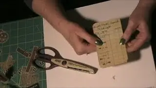 Newbie Junk Journal - Paper Backed Tag