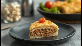 Golden Potato Pizza with Juicy Meat Filling | Easy Gluten-Free Recipe