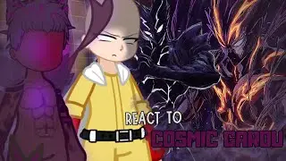 ONE PUNCH MAN REACT TO GAROU | S-CLASS REACT TO | COSMIC GAROU | GAROU X SAITAMA | GACHA REACT