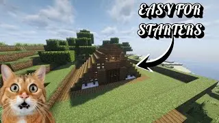 Easy Minecraft Starter House 🏠 | Perfect for Beginners!