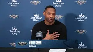 Willie Green interview | Pelicans-Thunder Postgame 11/2/2025