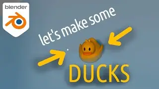 Modeling + Animating a Duck in 5min | Blender Timelapse