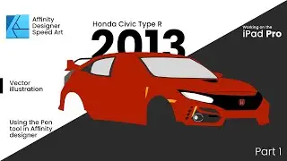 Vector illustration | Honda Civic | Part 1