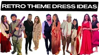 How To Dress up for a Retro Bollywood Theme Party | RECREATED FAMOUS BOLLYWOOD LOOKS | Bollywood Day