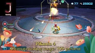 Pikmin 4 Ultimate testing range 100 percent Giants hearth