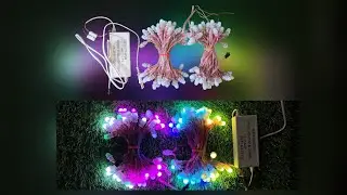 SMD 5v 5inch ws2811 jalwire Pixel RGB 7colour 50LED 20FEET copper wire 👌 #viral #pixel #shorts #rgb 