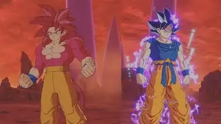 Daima Ssj4 Goku vs U.I Goku - Dragon ball sparking zero