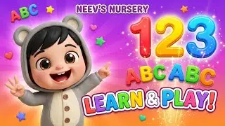 Clap, Stomp, Jump! Action Song for Kids | Learn Colors, Numbers & Shapes | Neev's Nursery..👩&zwj;🍼👶
