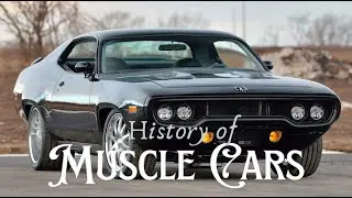 History of Muscle Cars: The Rise, Fall, and Rebirth of American Performance Legends #americanmuscle