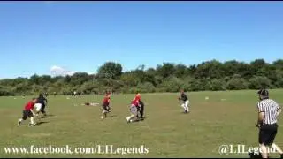 LI Legends Flag Football - 2012 Fall Season - Week 2 - Play Of The Week