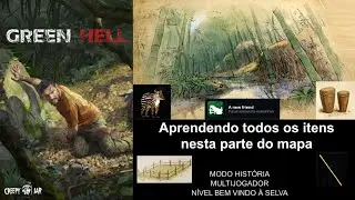 Green Hell, aprendendo todos os itens nesta parte do mapa  2022 vídeo 036