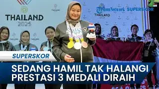 PEREMPUAN EMAS INDONESIA CETAK SEJARAH, Hamil 7 Bulan Tetap Tampil Perkasa dan Sabet 3 Medali