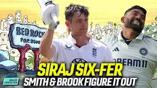 Brook & Smith Go Big Amid Siraj Chaos | ENG v IND | Day 3 | 2nd Test