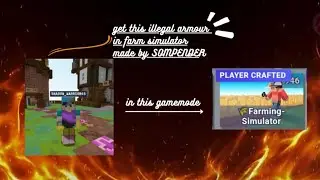 How to get this secret illegal armour in Farm simulator made by SOMPENDER in bloxd.io || Illegalitem