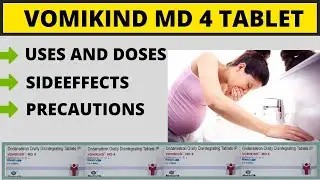 VOMIKIND MD4 TABLET FULL REVIEW IN HINDI || USES, DOSES, SIDEEFFECTS, BENEFITS || Ondansetron ||