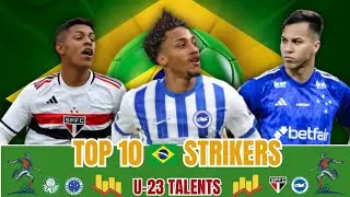 Top 10 Best Young Brazilian Strikers in 2025 🔥 | U-23 Center Forwards to Watch
