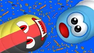 Snake Worm Zone.io New Mod Gameplay Snake Game Video Worm Zone.io Biggest silther Ever