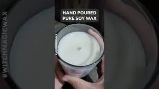 Witch Magic Wax | Lavender Scented Soy Candle - Clear Glass Jar - Cork Lid - 200g
