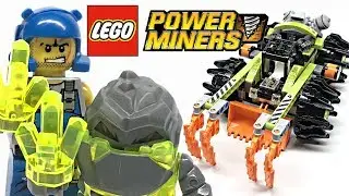 LEGO Power Miners Claw Digger review! 2009 set 8959!