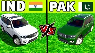 🇮🇳 INDIAN VS PAKISTAN 🇵🇰 SCORPIO N || CAR CHALLENGE || IN || Indian bike driving 3d ||