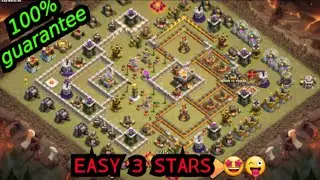 TH 11 popular war base 3 stars | Best TH 11 attack strategy | Clash of Clans