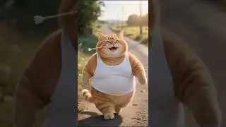 magical world of Al-animated animals billa badmash 😂#ai #cartoon #funny