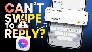 Facebook Messenger Swipe to Reply Not Working? Fix It Fast!