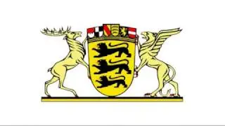 Baden-W&uuml;rttemberg - Wappen und Flagge