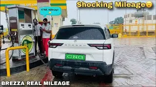 Kitna Deti Hai? Brezza CNG Mileage Check 😱