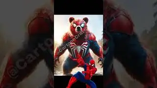 marvel & dc superheroes but Bear #shorts