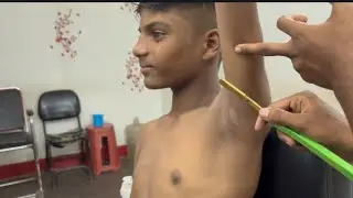 Straight razor 5 class boy underarm shave