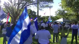 Demonstrations held by South Florida Nicaraguan community