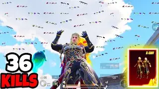 1 Lion X-Suit vs 4 Teams At Once in BGMI • (36 KILLS) • BGMI Gameplay 