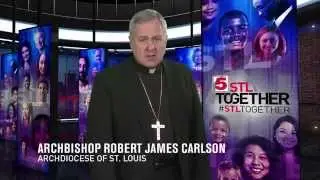 Archbishop Robert Carlson - KSDK STL Together - Call for Peace