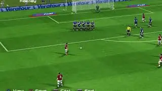 Hakan Calhanoglu Super Free Kick vs Atalanta PES6