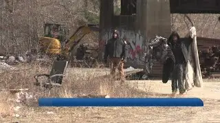 Railroad authorities clear Bangor homeless encampment