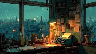 Rainy Night Lofi Chill 🌧️ Cozy Study Music to Boost Focus & Relax
