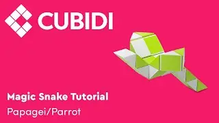 CUBIDI Magic Snake Tutorial &ndash; How To &ndash; 24 &ndash; Anleitung Papagei Magic Snake Puzzle