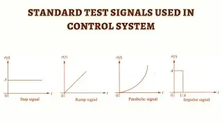 Standard Test Signals used in Control System