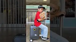 Scooter carry-on, you never know you need it #viral #amazon #travel #gadgets #travelhacks #shorts