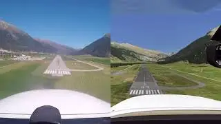 Aerofly FS 2 vs Real Life: landing in Samedan (LSZS) in a Cessna 172